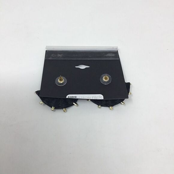 AREA Woven Fan Stud Earrings (G1) - Picture 4 of 5